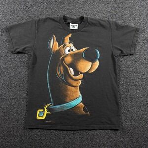 Vintage 1997 Scooby-Doo Lee Total Cotton T-Shirt Mens Medium Black Made in USA